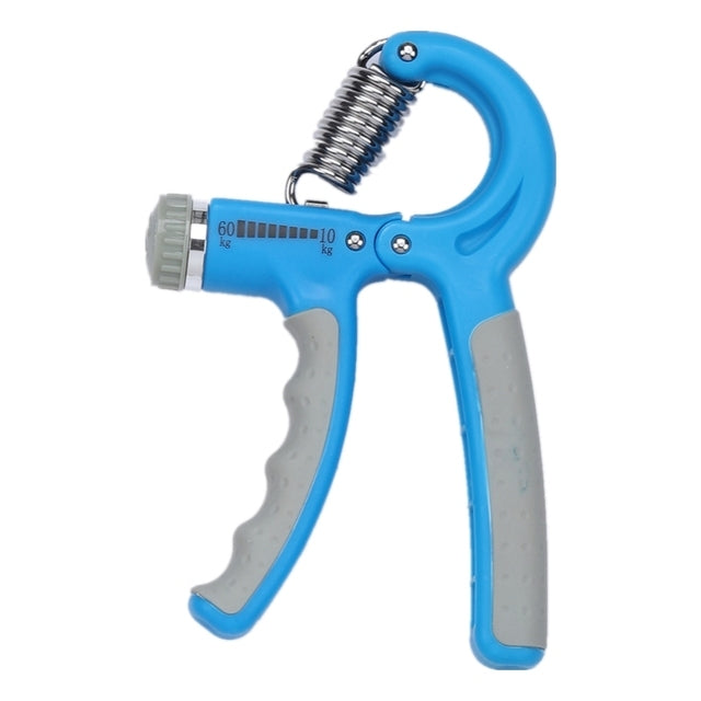 light blue gripper with white background