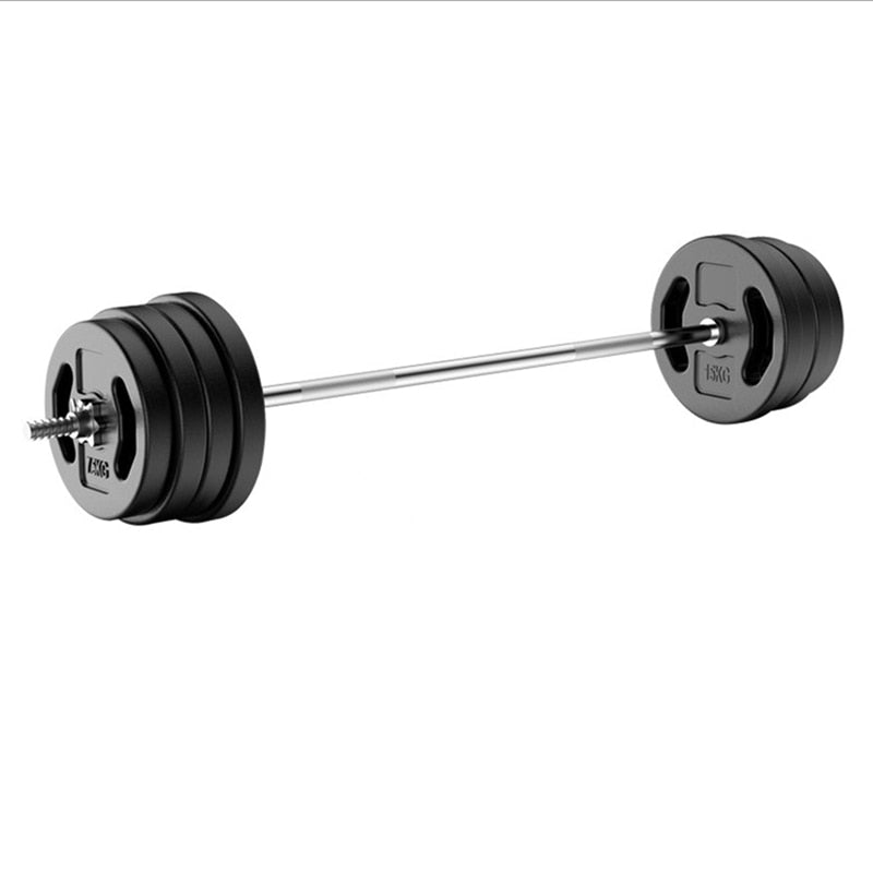 Barbell Straight bar + 2 Barbell Clamps