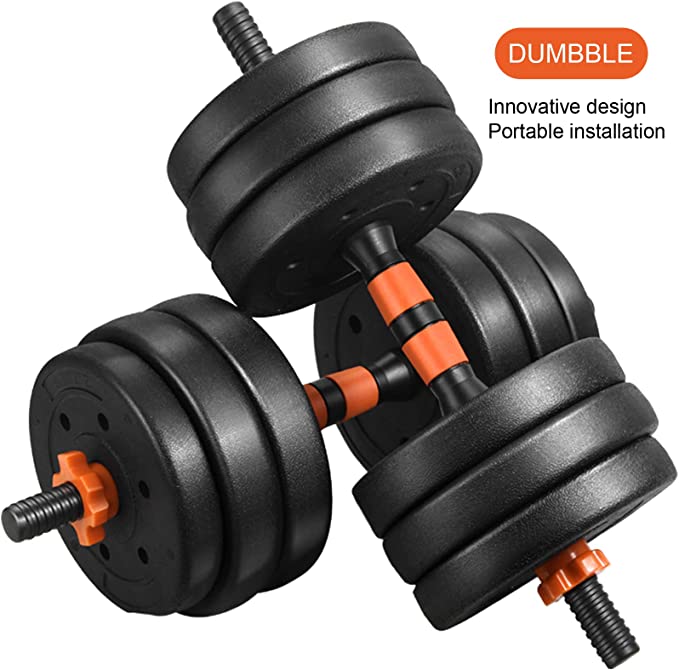 Dumbbell, Barbell, and Kettlebell set 4 in 1