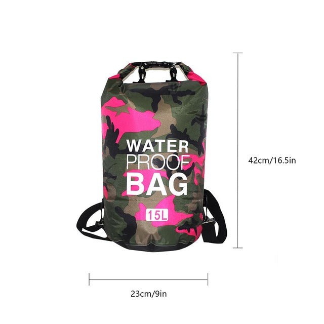 Waterproof Dry Bag - 15L no.28 / China - Camping & Hiking