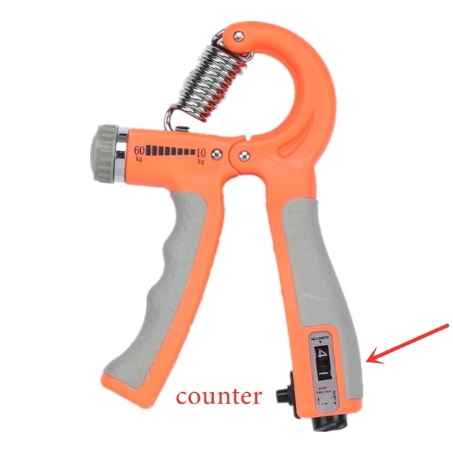 light orange gripper with white background