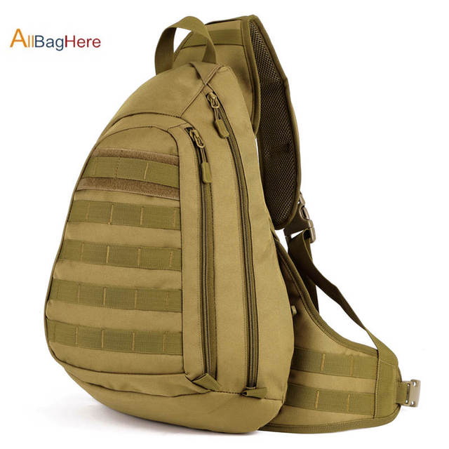 tan backpack with white background