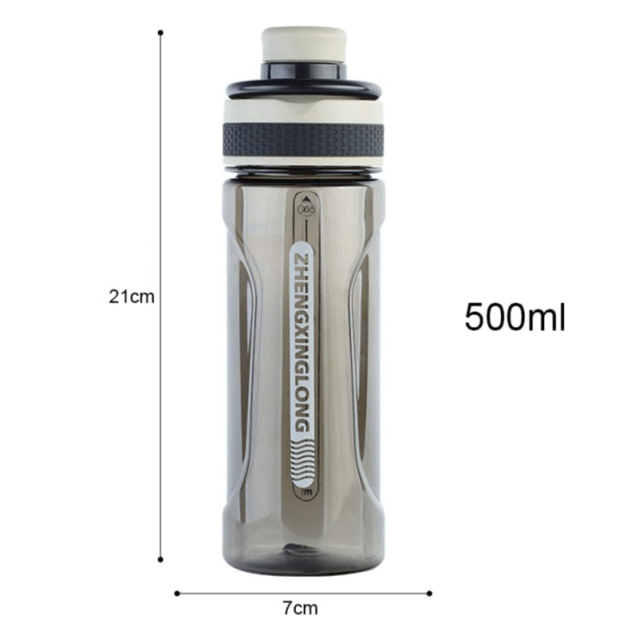 gray water bottle 500 ml